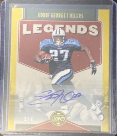 Eddie George [Yellow Autograph] #118