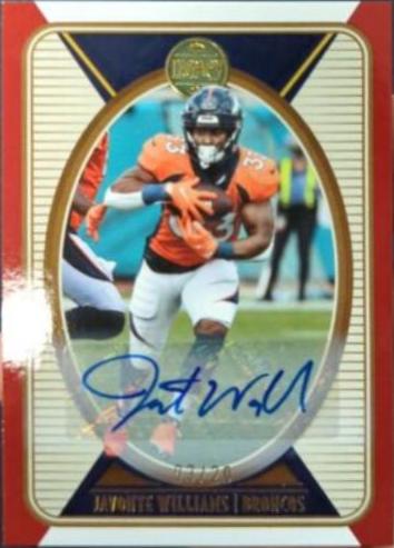 Javonte Williams [Red Autograph] #30
