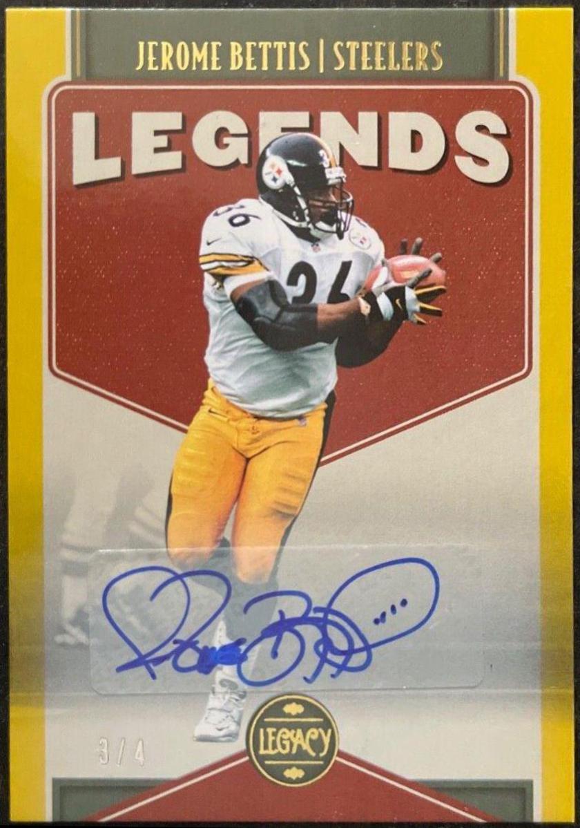 Jerome Bettis [Yellow Autograph] #113