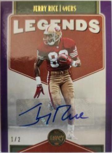 Jerry Rice [Violet Autograph] #104