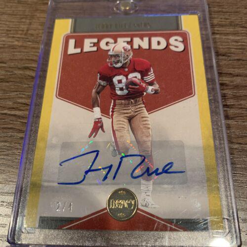 Jerry Rice [Yellow Autograph] #104