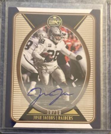 Josh Jacobs [Blue Autograph] #57