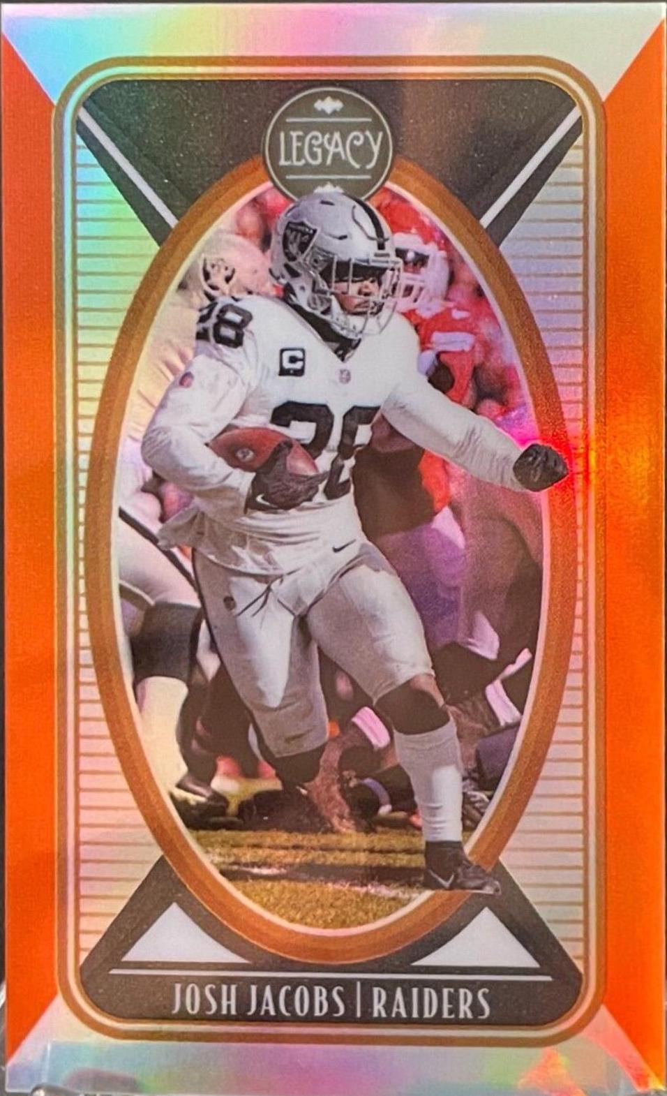 Josh Jacobs [Premium Orange Mini] #57