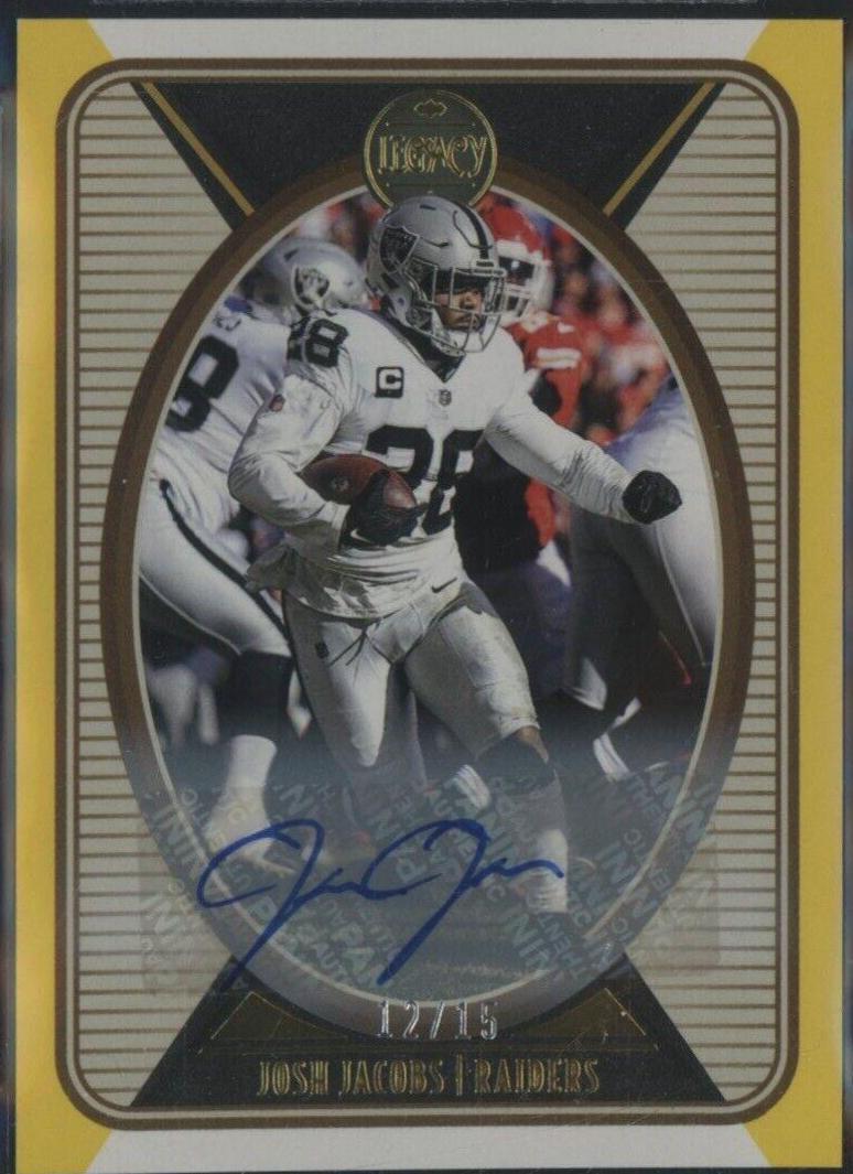 Josh Jacobs [Yellow Autograph] #57