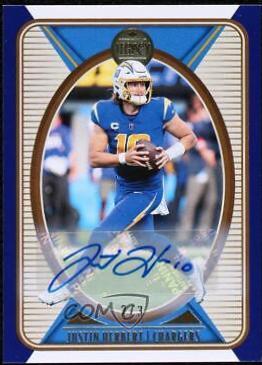 Justin Herbert [Blue Autograph] #48