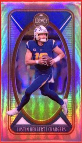 Justin Herbert [Premium Silver Mini] #48
