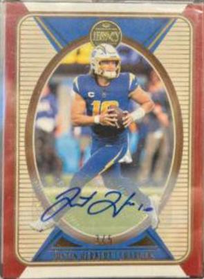 Justin Herbert [Red Autograph] #48