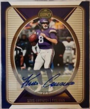 Kirk Cousins [Blue Autograph] #62