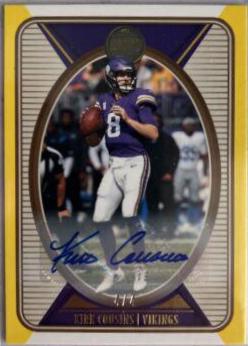 Kirk Cousins [Yellow Autograph] #62