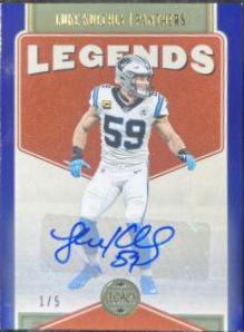 Luke Kuechly [Blue Autograph] #126