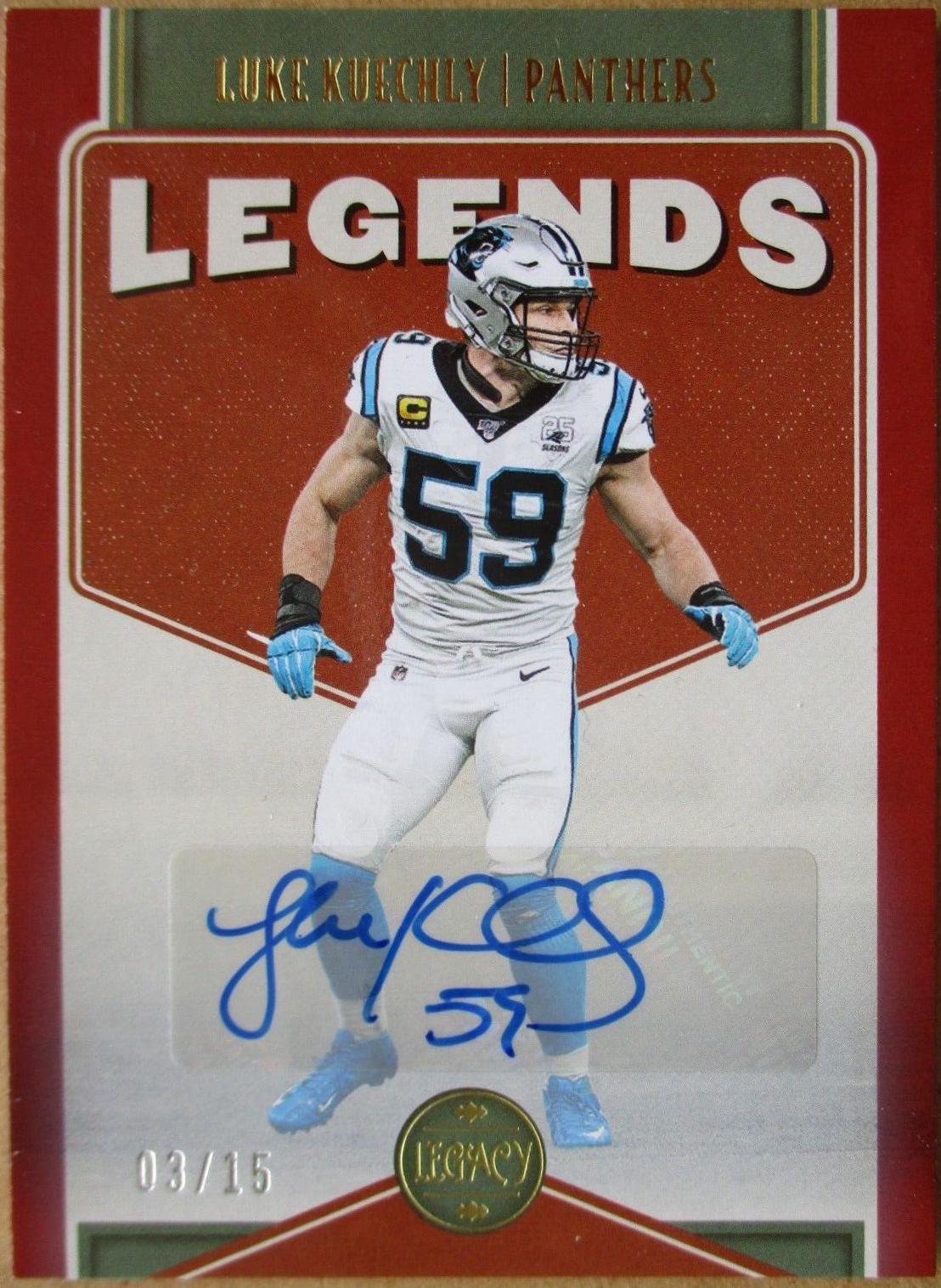 Luke Kuechly [Red Autograph] #126