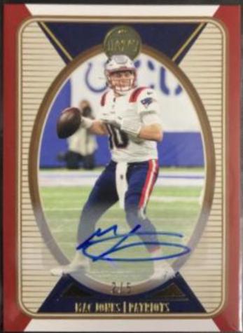 Mac Jones [Red Autograph] #66
