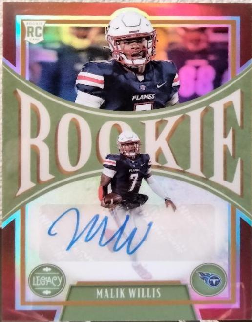 Malik Willis [Premium Penmanship Ruby] #143