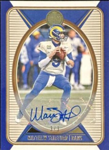 Matthew Stafford [Blue Autograph] #52