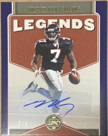 Michael Vick [Blue Autograph] #127