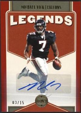 Michael Vick [Red Autograph] #127