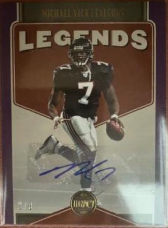 Michael Vick [Violet Autograph] #127