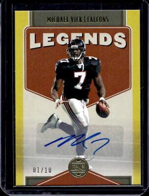 Michael Vick [Yellow Autograph] #127