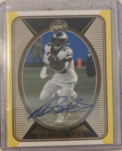Miles Sanders [Yellow Autograph] #79