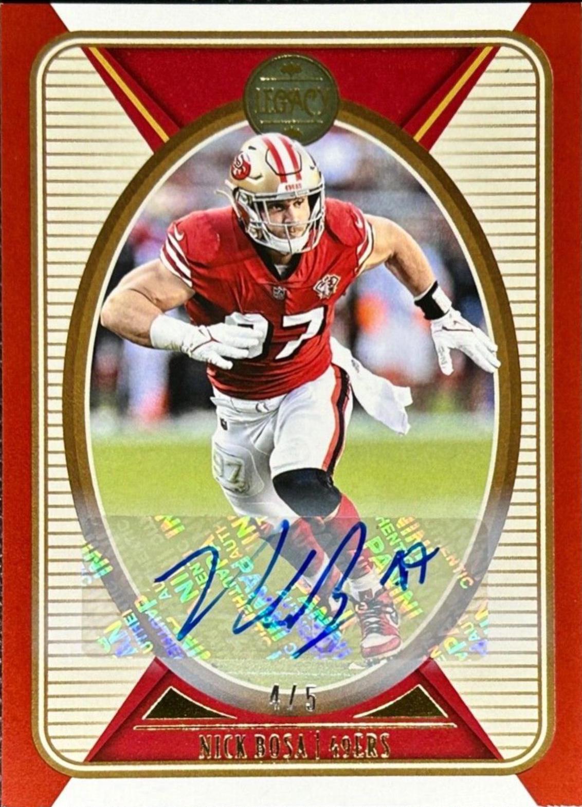 Nick Bosa [Red Autograph] #90