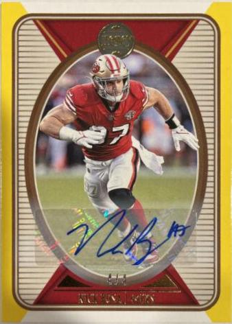 Nick Bosa [Yellow Autograph] #90