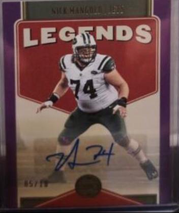 Nick Mangold [Violet Autograph] #139