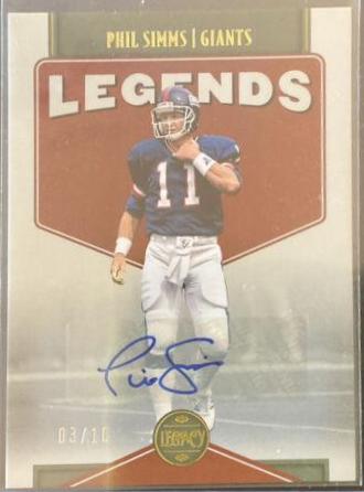 Phil Simms [Autograph] #124