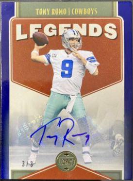 Tony Romo [Blue Autograph] #140