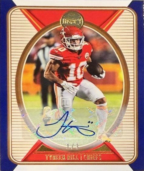 Tyreek Hill [Blue Autograph] #45
