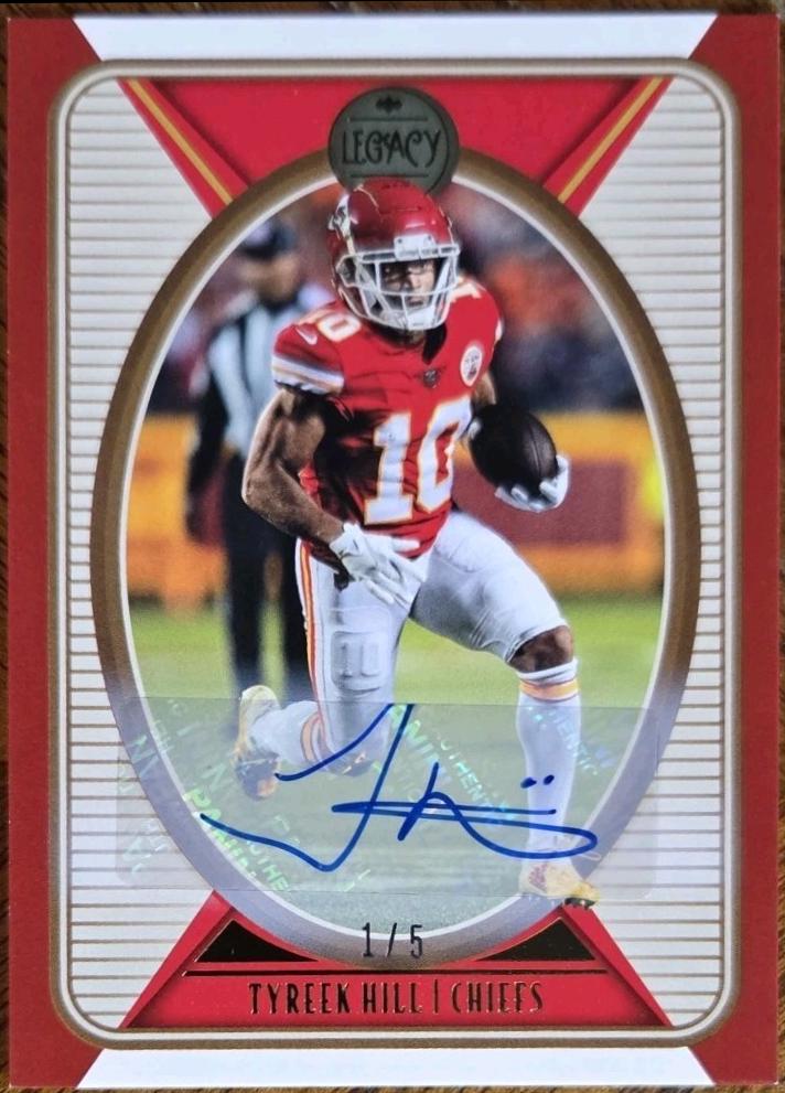 Tyreek Hill [Red Autograph] #45