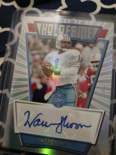 Warren Moon [Red Autograph] #119