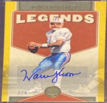 Warren Moon [Yellow Autograph] #119