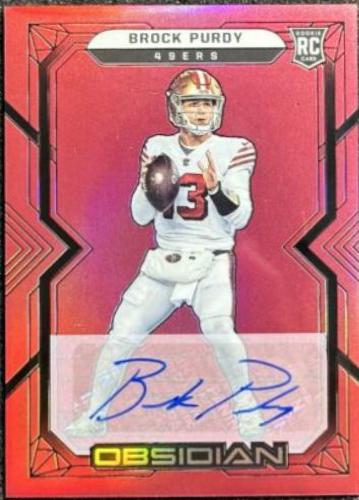 Brock Purdy [Autograph Red Flood] #158