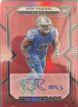 Josh Paschal [Autograph Red Flood] #195