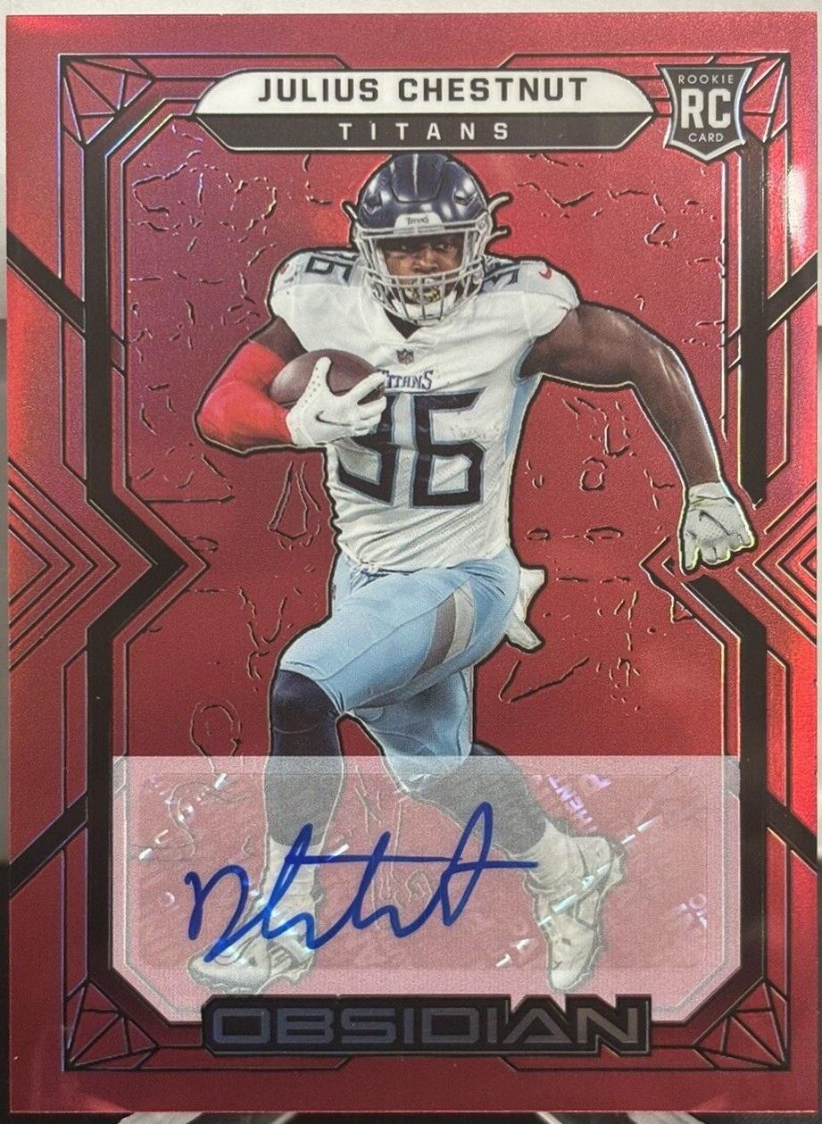 Julius Chestnut [Autograph Red Flood] #200