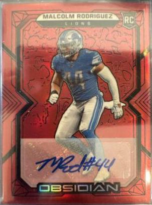 Malcolm Rodriguez [Autograph Red Flood] #199