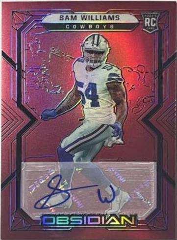 Sam Williams [Autograph Red Flood] #194
