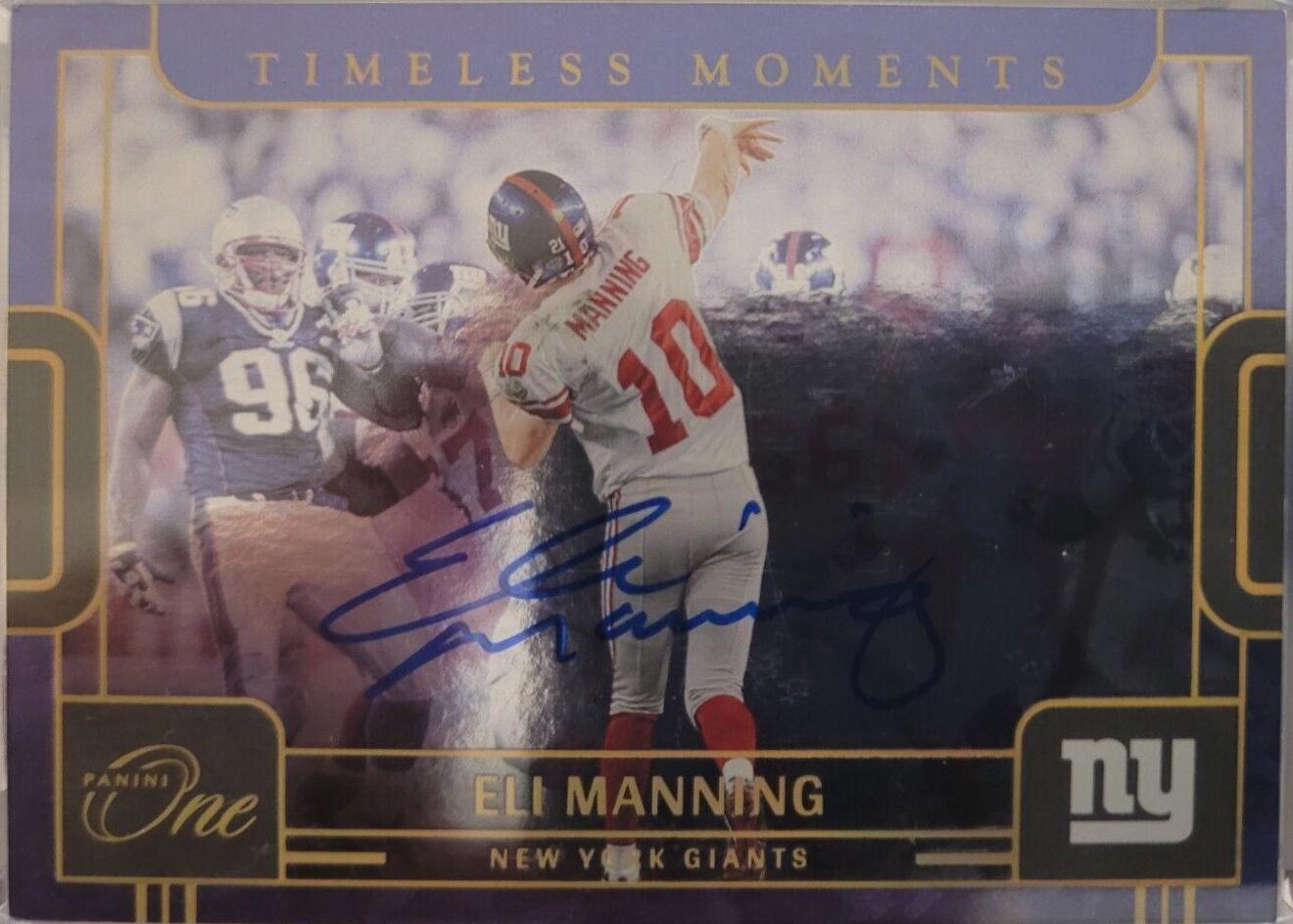 Eli Manning [Timeless Moments Autograph] #273
