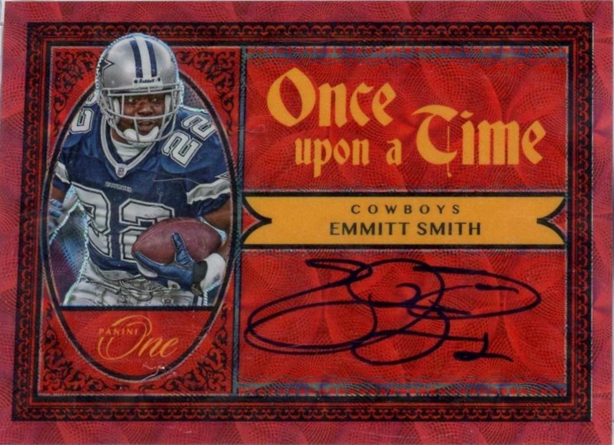 Emmitt Smith [Once Upon a Time Signature Red] #326