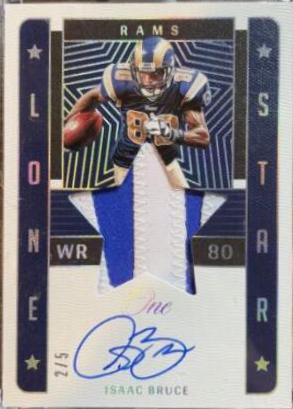 Isaac Bruce [Lone Star Autograph Platinum] #89
