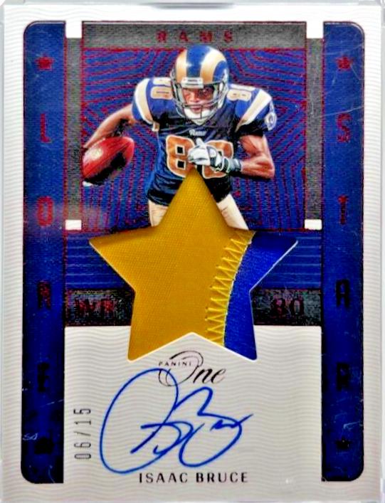 Isaac Bruce [Lone Star Autograph Red] #89
