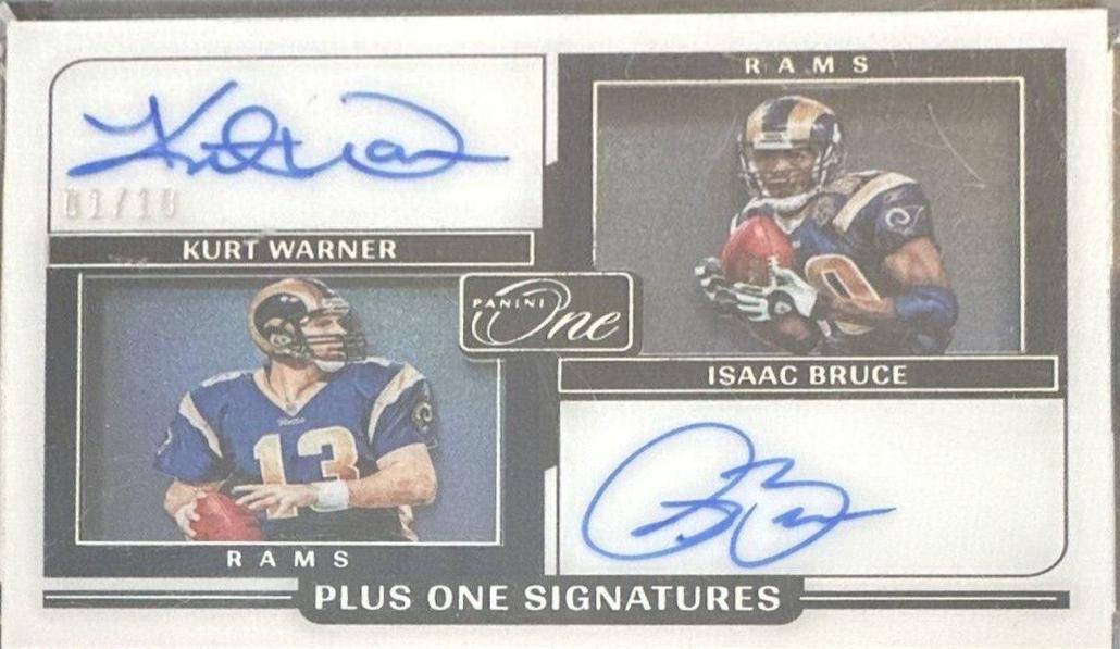Isaac Bruce, Kurt Warner [Plus Signature] #149