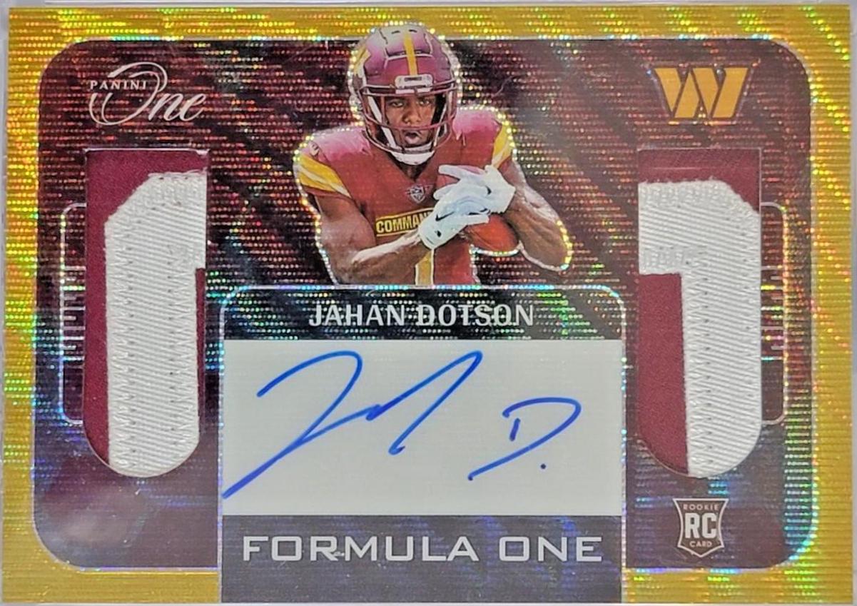 Jahan Dotson [Formula Autograph Gold] #339