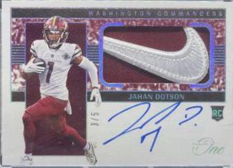 Jahan Dotson [Patch Autograph Platinum] #9