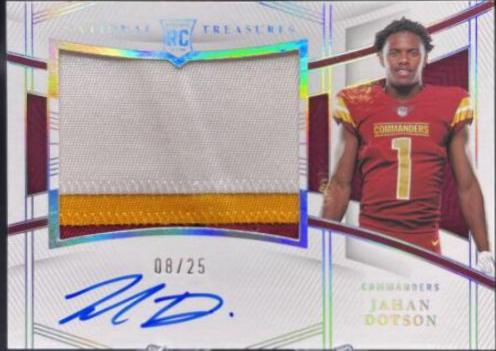 Jahan Dotson [Square Autograph Bronze] #75