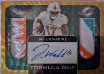 Jaylen Waddle [Formula Autograph Gold] #350