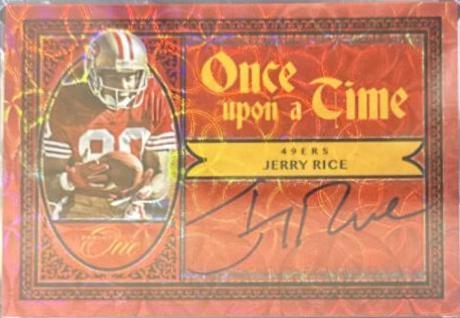 Jerry Rice [Once Upon a Time Signature Red] #334