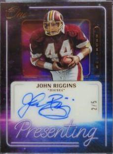 John Riggins [Presenting Autograph Gold] #196