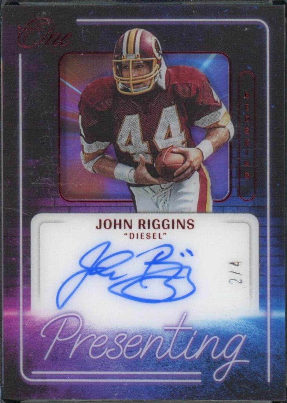 John Riggins [Presenting Autograph Red] #196