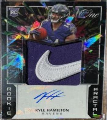 Kyle Hamilton [Fractal Brand Logo Autograph] #383
